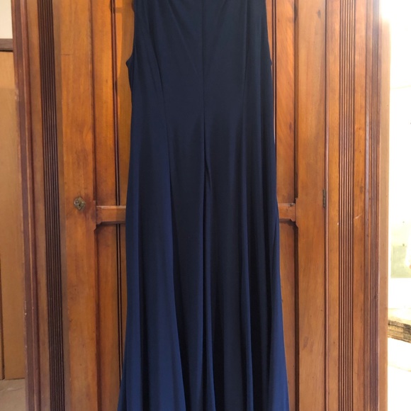 Le Bos Mother of the Bride, navy blue, size 18w, dress. - Picture 4 of 11